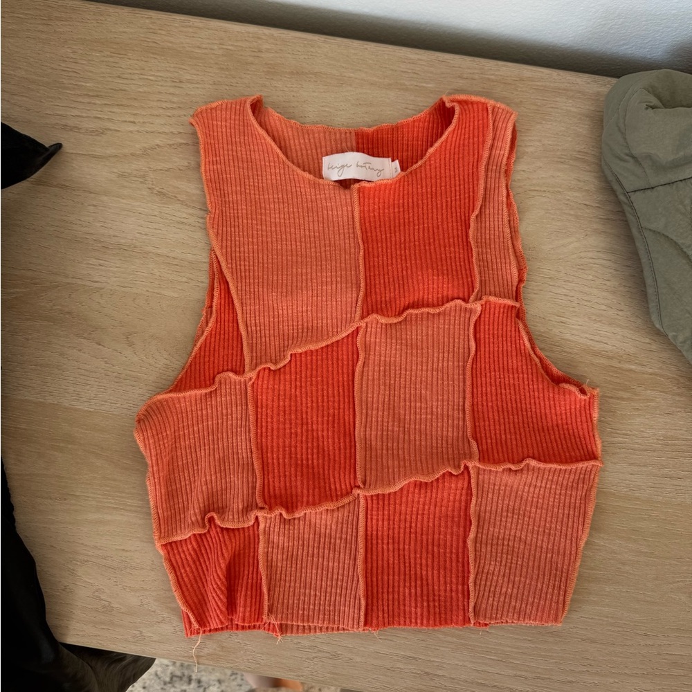 Orange crop top - Luna B